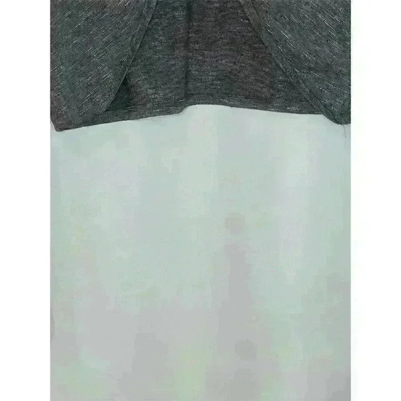 ACOA Women's Gray Twist Front Long Sleeve Blouse Size L - Picture 6 of 15